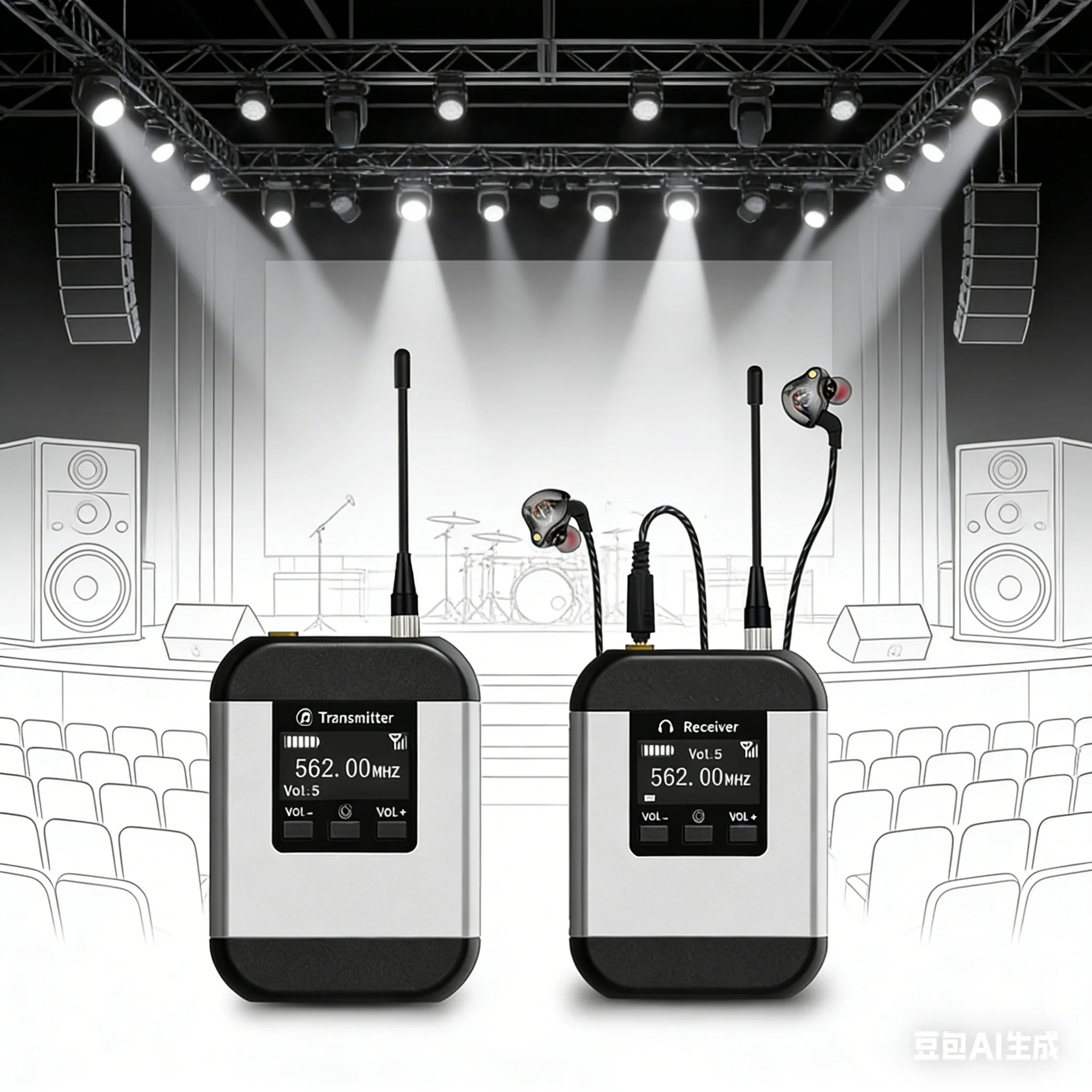Audio & Music Settings Xbox One - UHF 무선 인이어 모니터링 시스템 20채널