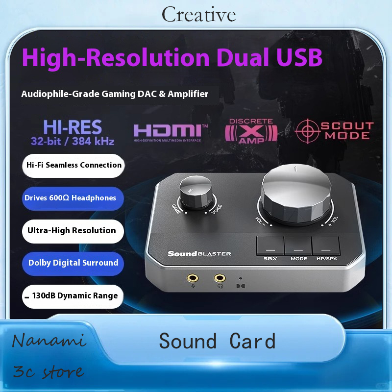 Audio & Music Settings Xbox One - 크리에이티브 사운드 블래스터 G8 하이 레졸루션