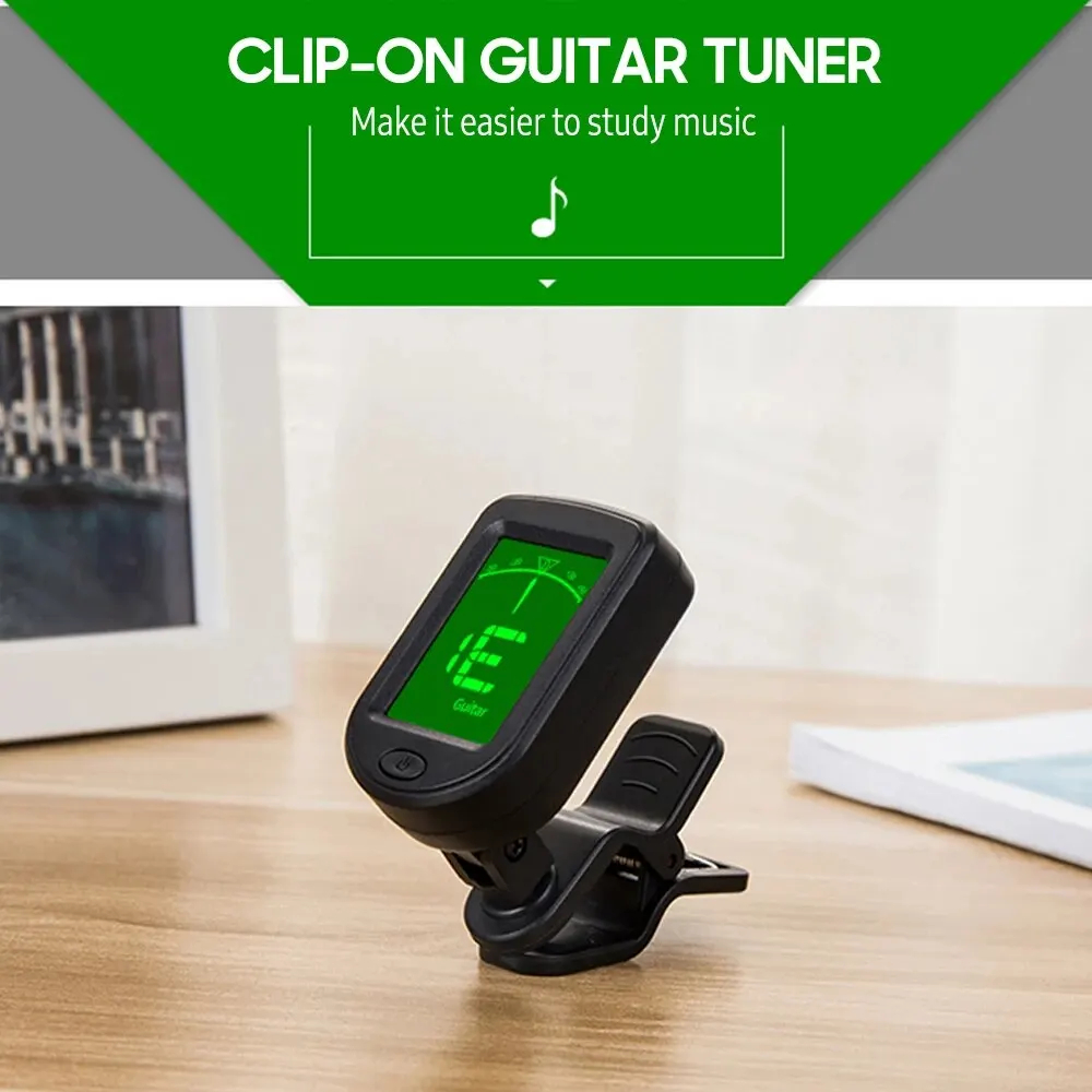 Guitar Tuner Clip - T-02 기타 튜너 클립 온 반음계