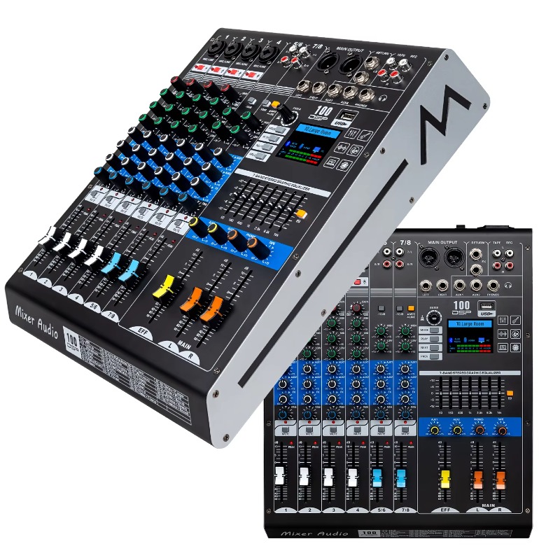 Audio Music Mixer - GAX-HLM80 그린 오디오 8채널 오디오 믹서