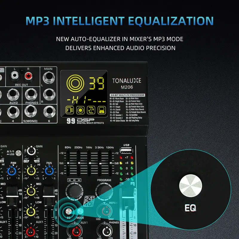 Fuluode M206/M208 오디오 믹서 99가지  - Audio & Music Settings Xbox One 리뷰 및 가격