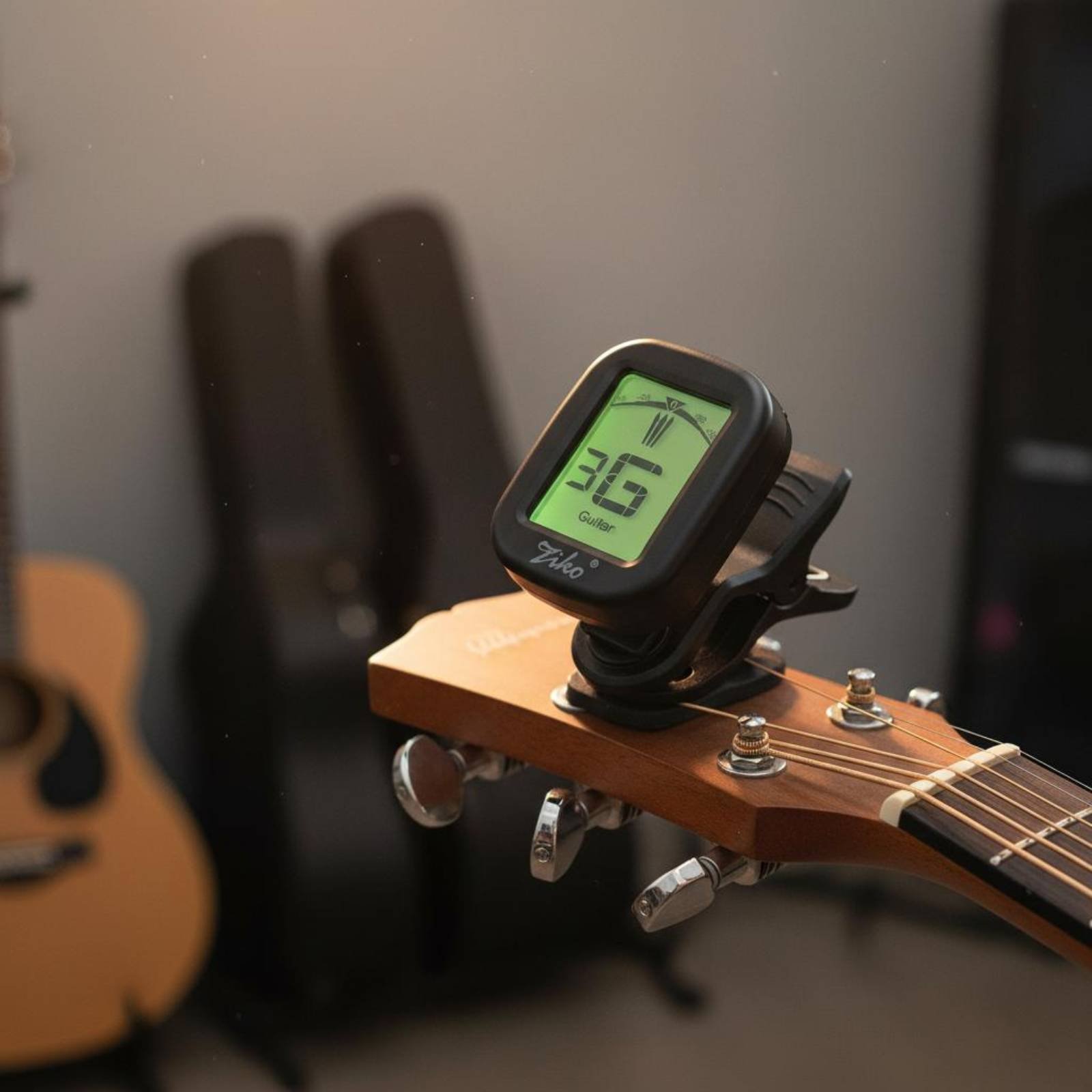 크로매틱 스냅온 튜너 읽기 쉬운 디스플레이 기타 클립  - Guitar Tuner Clip 리뷰 및 가격