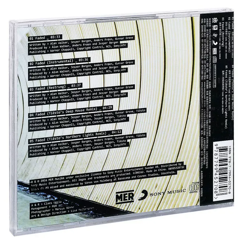 앨런 워커의 Lost CD 앨범 유럽 및 미국 팝 전자 - Audio Music In 리뷰 및 가격