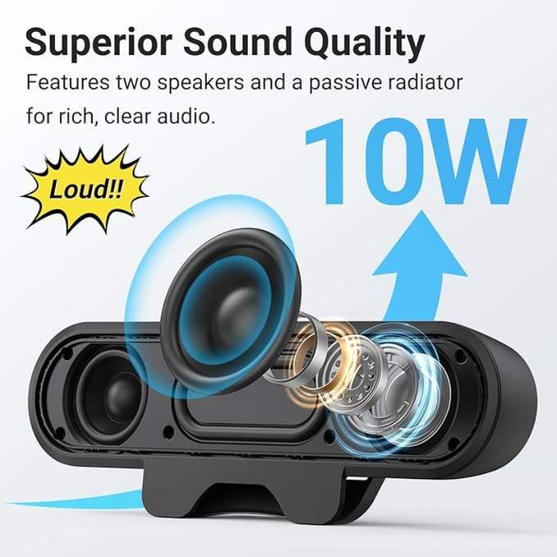 휴대용 클립형 USB 사운드바 10W 고출력 HIFI  - Audio Music Online 리뷰 및 가격
