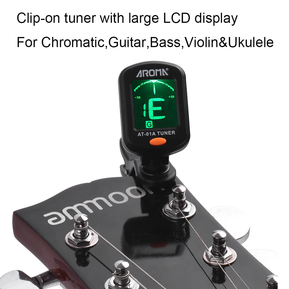 기타 튜너 접이식 회전식 클립온 튜너 베이스 우쿨렐레용 - Guitar Tuner Clip 리뷰 및 가격