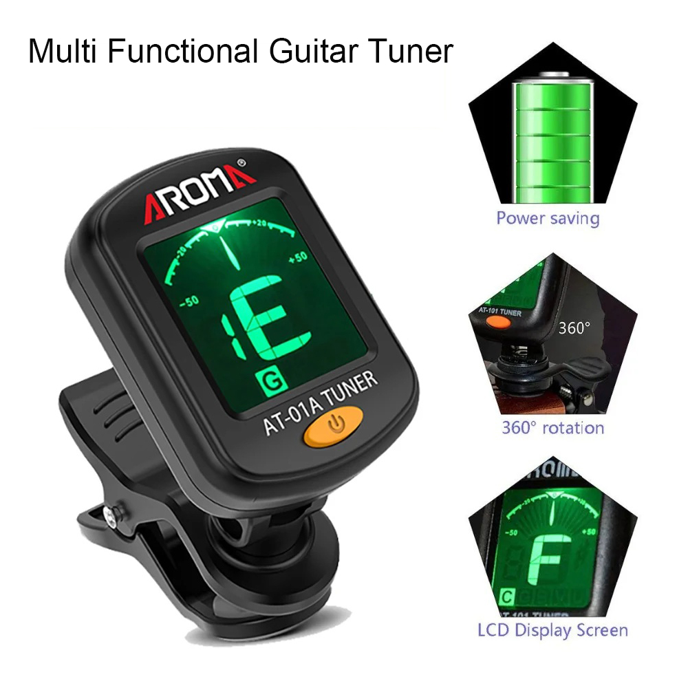 기타 튜너 접이식 회전식 클립온 튜너 베이스 우쿨렐레용 - Guitar Tuner Clip 리뷰 및 가격