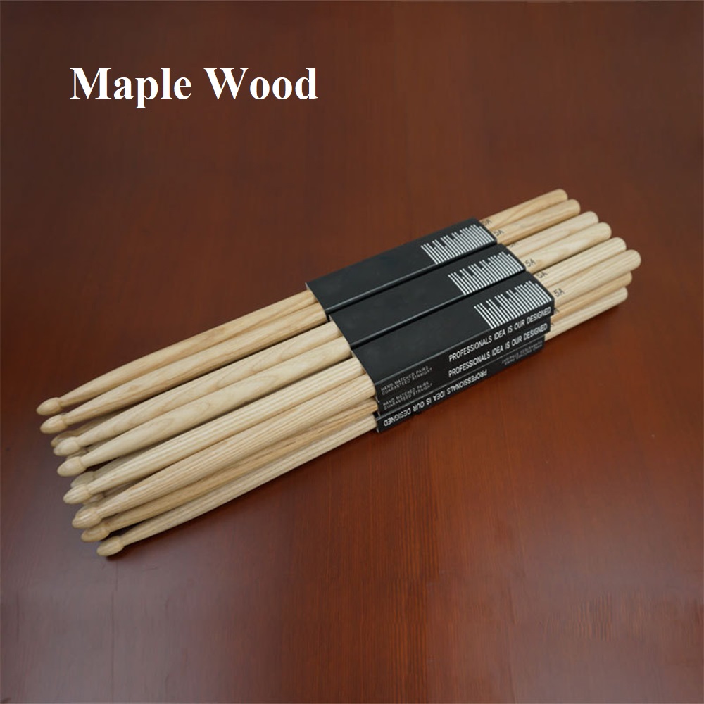 1 쌍 5A/7A 메이플 우드 드럼 스틱 2B/5B/5 - Drum Stick 5A 리뷰 및 가격