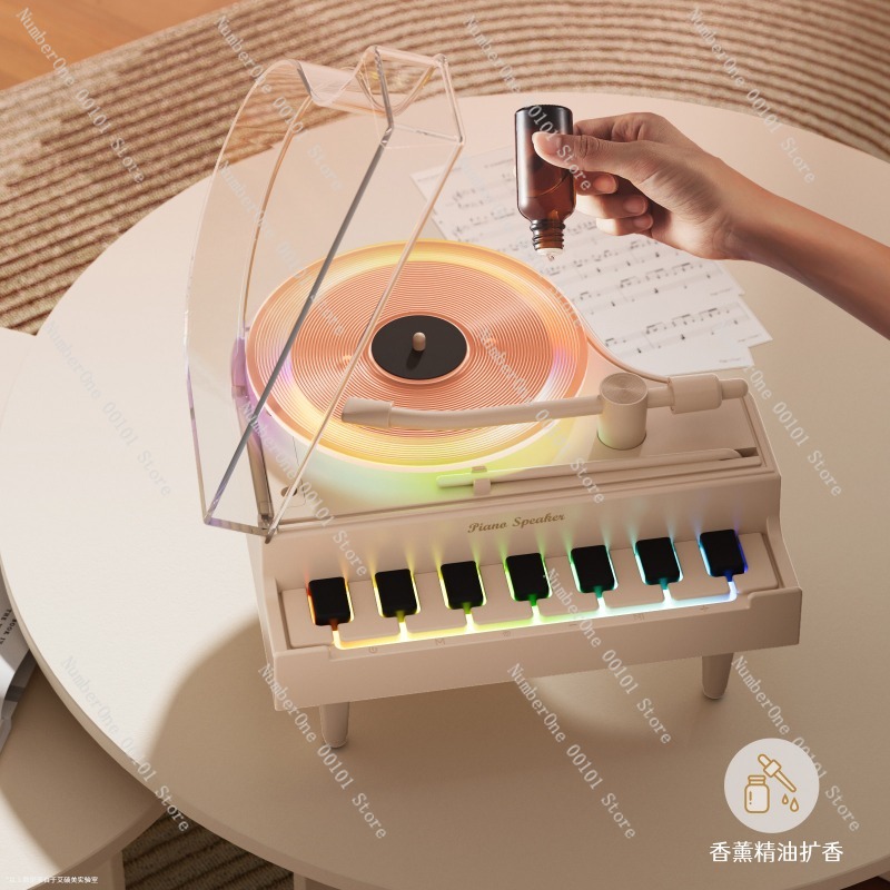 블루투스 피아노 스피커 크리에이티브 미니 데스크탑 오디 - Audio Music Best 리뷰 및 가격