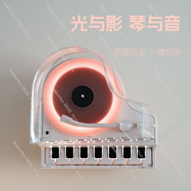 블루투스 피아노 스피커 크리에이티브 미니 데스크탑 오디 - Audio Music Best 리뷰 및 가격