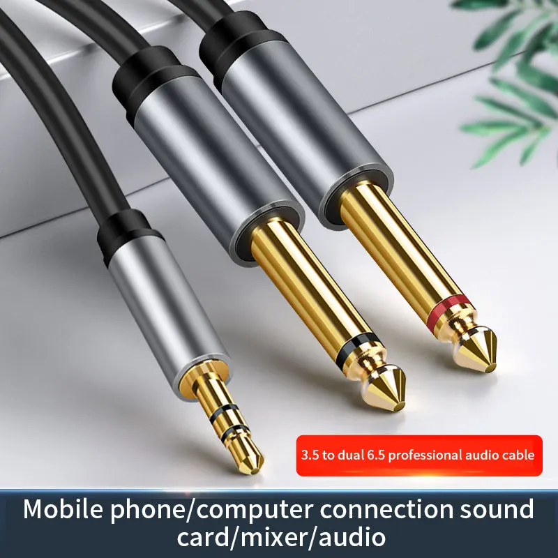 3.5mm ~ 이중 6.5mm TRS 케이블 AUX 어 - Audio Music Mixer 리뷰 및 가격