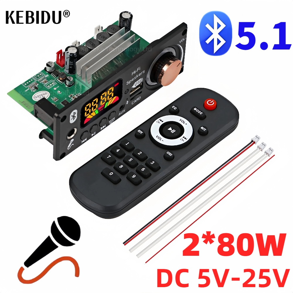 160W DIY 홈 디지털 앰프 MP3 디코더 보드 1 - Audio Music Volume 리뷰 및 가격