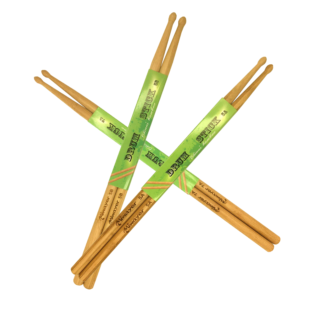 Miwayer 6 인치 대나무 드럼 스틱 7A 5A 5 - Drum Stick 5A 리뷰 및 가격