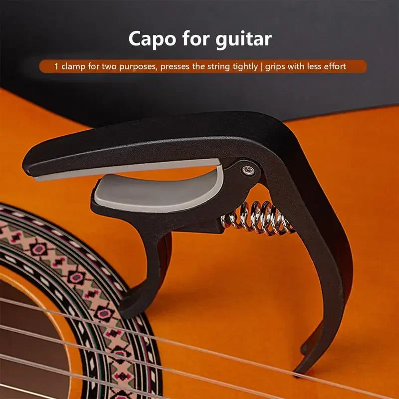 블랙 기타 튜닝 클램프 6줄 기타용 휴대용 플라스틱 카 - Guitar Tuner Clip 리뷰 및 가격