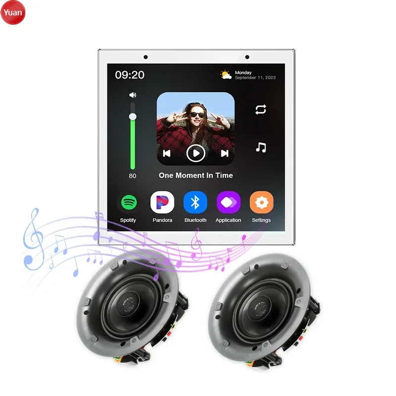 블루투스 벽 증폭기 스테레오에 대한 4 인치 스마트 홈 - Audio Music Background Free 리뷰 및 가격