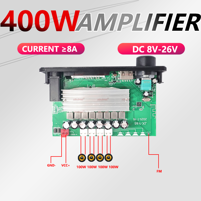 400W DIY 홈 디지털 앰프 MP3 디코더 보드 2 - Audio Music Volume 리뷰 및 가격