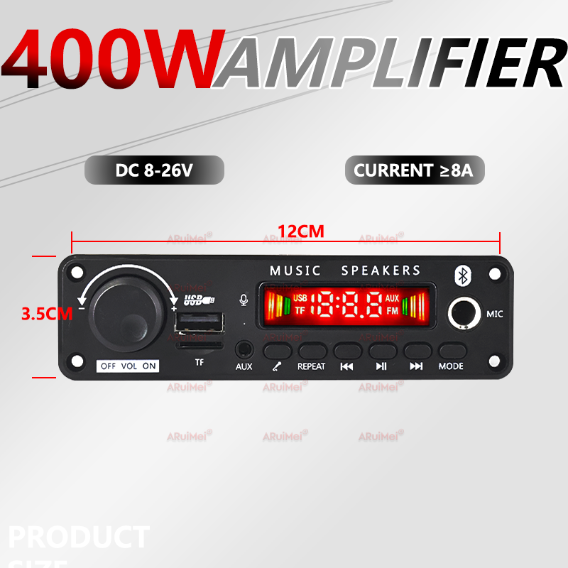 400W DIY 홈 디지털 앰프 MP3 디코더 보드 2 - Audio Music Volume 리뷰 및 가격